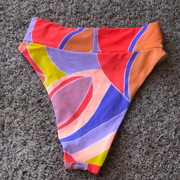 **SOLD**Aerie High Waist Bikini Bottom - Picture 2 of 3